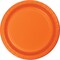 Party Central Disposable Paper Party Banquet Dinner Plates - 10" - Sunkissed Orange - Club Pack of 240